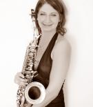 Saxophonistin Katja Gangoly