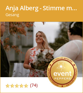 Anja Alberg - Stimme mit Herz bei eventpeppers Künstler für Hochzeit buchen