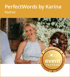 PerfectWords by Karina und viele weitere Musiker, Showkünstler und Tänzer bei eventpeppers
