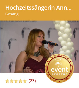 Hochzeitssängerin Anne Live! und viele weitere Musiker, Showkünstler und Tänzer bei eventpeppers