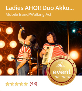 Ladies AHOI! Duo Akkordeon Gesang bei eventpeppers Künstler für Hochzeit buchen