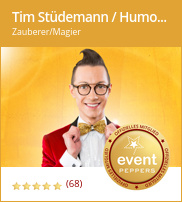 Tim Stüdemann / Humorvolle Magie bei eventpeppers Tim Stüdemann / Humorvolle Magie: Showkünstler, Zauberer/Magier